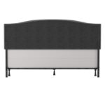 Aveen Upholstered Metal Panel Bed - Chic Decora