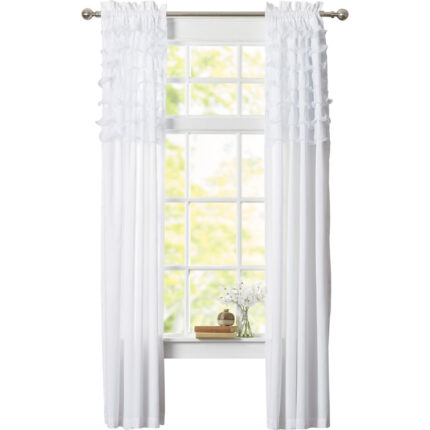 Aadhvika Sheer Curtain Panel Pair (Set of 2) - Chic Decora