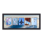 Aviation / Airplane Personalized Name Art Print for Pilots – Framed Canvas - Chic Decora