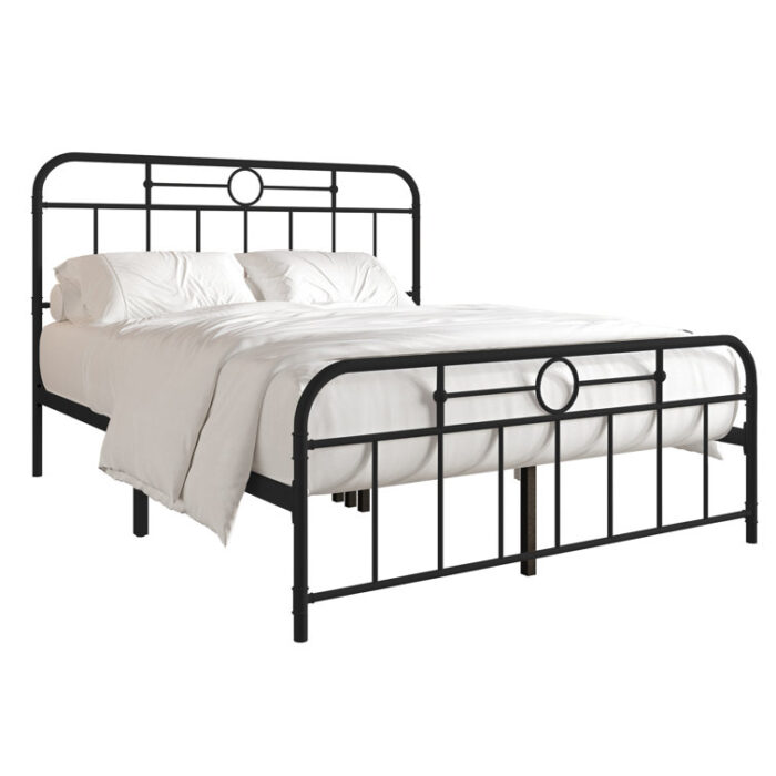 Avier Metal Spindle Bed - Chic Decora