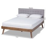 Avonlee Upholstered Platform Bed - Chic Decora