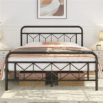 Aylena Metal Open-Frame Bed - Chic Decora