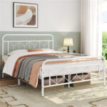 Aylena Metal Open-Frame Bed - Chic Decora