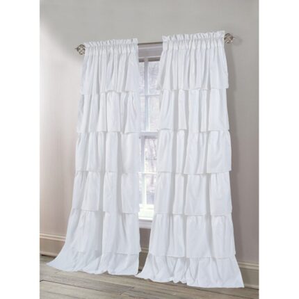 Tyron Polyester Room Darkening Curtain Pair (Set of 2) - Chic Decora