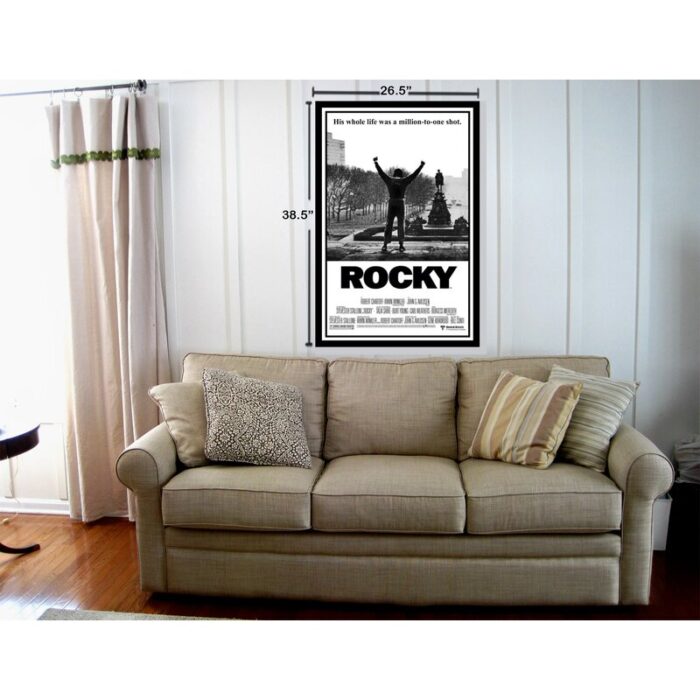 Back To School College Framed Posters!! ” Rocky 1 Movie Poster Sylvester Stallone Philadelphia PA Boxing Talia Shire Burt Young Carl Weathers Burgess Meredith Underdog Hero Story “ - Chic Decora