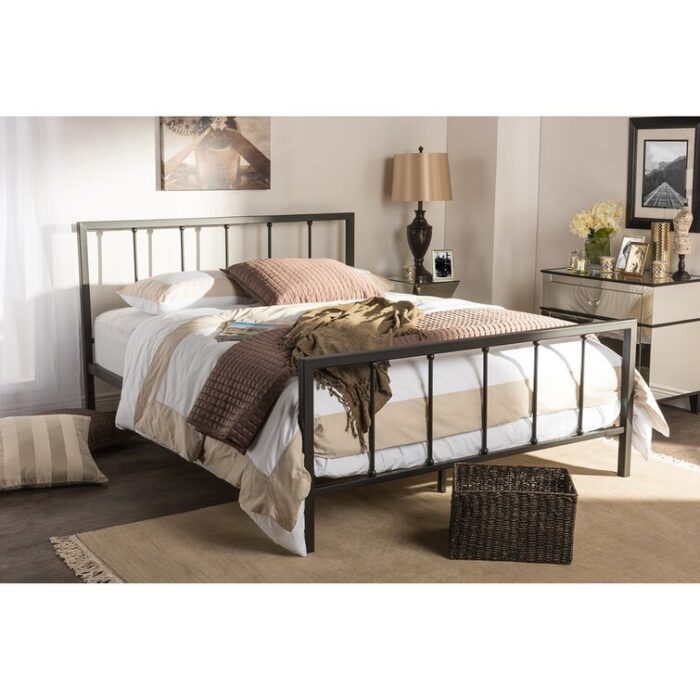 Bangerter Metal Slat Bed - Chic Decora