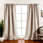 Polyester Semi Sheer Sliding Panel Pair (Set of 2) - Chic Decora