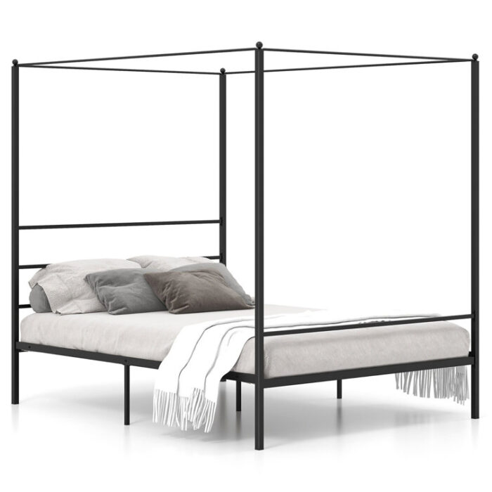 Barbaranne Metal Canopy Bed - Chic Decora