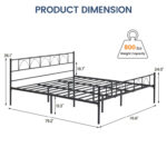 Barreda Metal Bed - Chic Decora