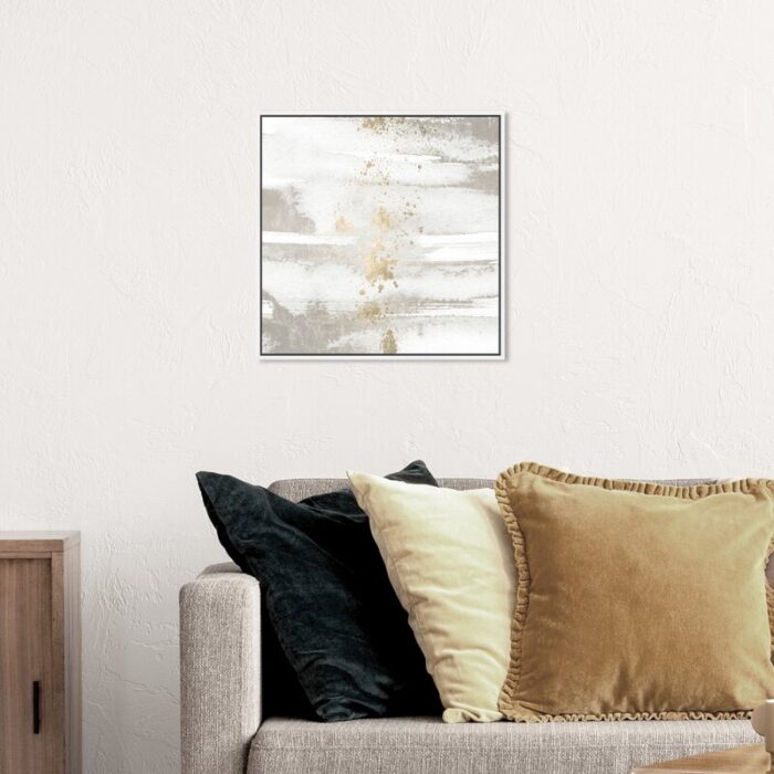 Bart ” Abstract Sun And Rain, Modern & Contemporary White “ - Chic Decora