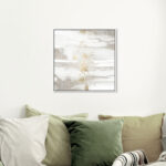 Bart ” Abstract Sun And Rain, Modern & Contemporary White “ - Chic Decora