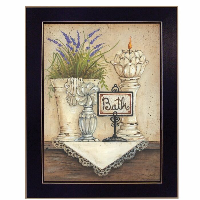 Bath Framed Wall Art for Living Room, Home Decor Print by Mary June - Chic Decora