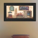 Bath House Framed Wall Art for Living Room, Home Wall DÃ©cor by Pam Britton - Chic Decora