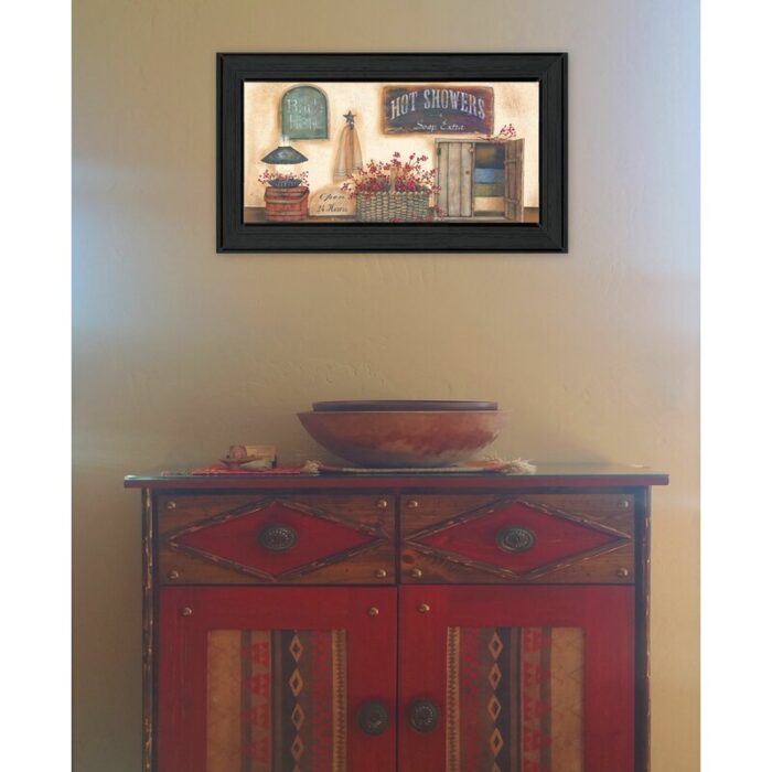 Bath House Framed Wall Art for Living Room, Home Wall DÃ©cor by Pam Britton - Chic Decora