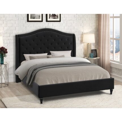 Baylum Upholstered Platform Bed - Chic Decora