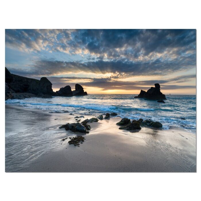 Beautiful Porthcothan Bay – Seashore Print - Chic Decora