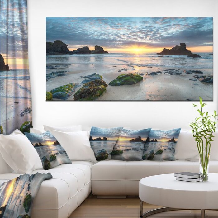 Beautiful Porthcothan Bay – Seashore Print - Chic Decora