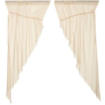 Beaverton Cotton Blend Sheer Curtain Pair (Set of 2) - Chic Decora