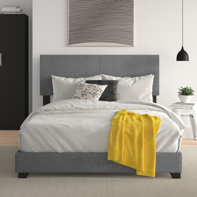 Beckville Upholstered Standard Bed - Chic Decora