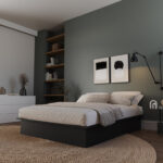 Behrett Platform Bed - Chic Decora