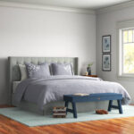 Timaeus Upholstered Standard Bed - Chic Decora