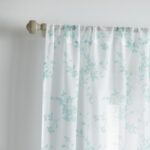 Bellefield Floral Sheer Rod Pocket Curtain Panels (Set of 2) - Chic Decora