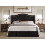 Belles Upholstered Wingback Bed - Chic Decora