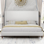 Belo Upholstered Platform Bed - Chic Decora