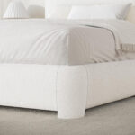 Bensu Upholstered Platform Bed - Chic Decora