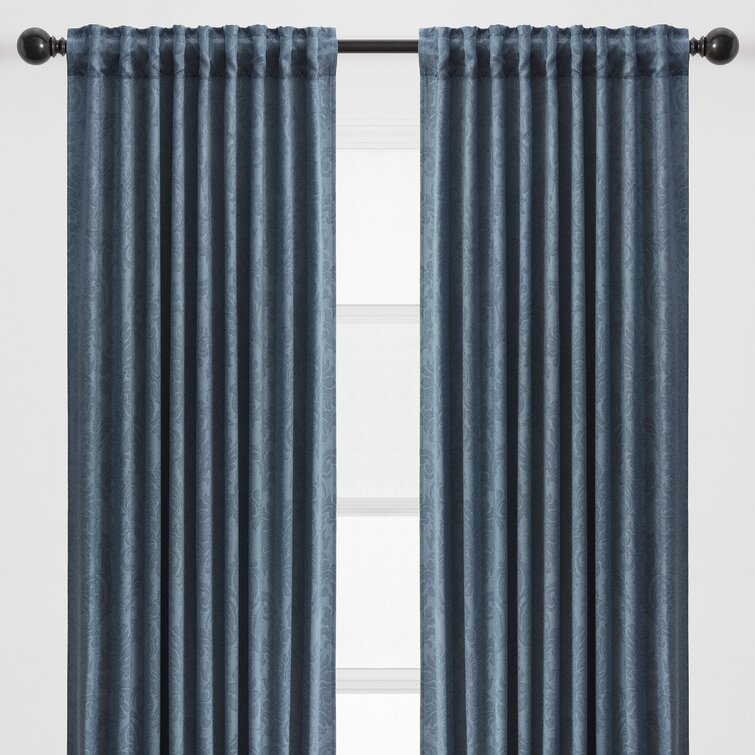 Franzen Semi-Sheer Curtain Pair (Set of 2) - Chic Decora