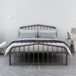 Bernitta Metal Slat Bed - Chic Decora