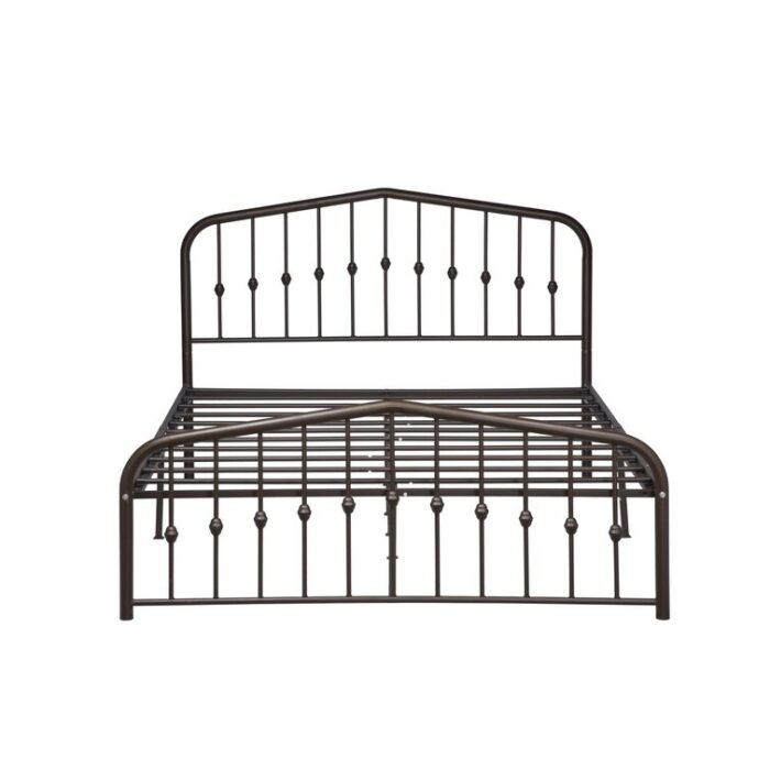 Bernitta Metal Slat Bed - Chic Decora