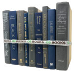 Beveridge Sleek and Chic Decorative Books Navy Blue and Gray - Chic Decora