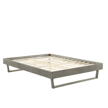 Billie Wood Platform Bed Frame - Chic Decora