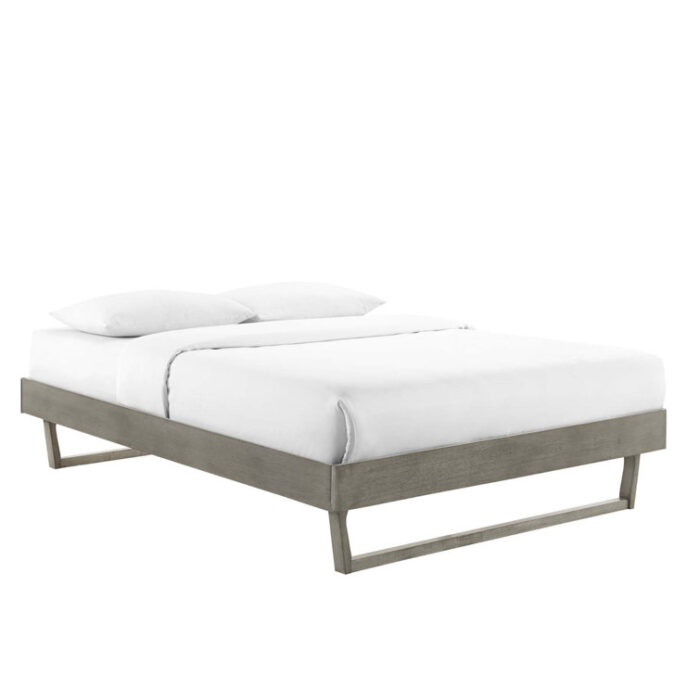 Billie Wood Platform Bed Frame - Chic Decora