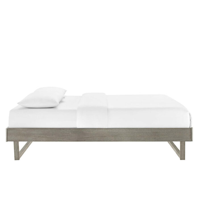 Billie Wood Platform Bed Frame - Chic Decora