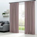 Birglinde Blackout Curtains Linen Textured 100% Blackout Drapes for Bedroom Living Room Curtains Clip Ring (Set of 2) - Chic Decora