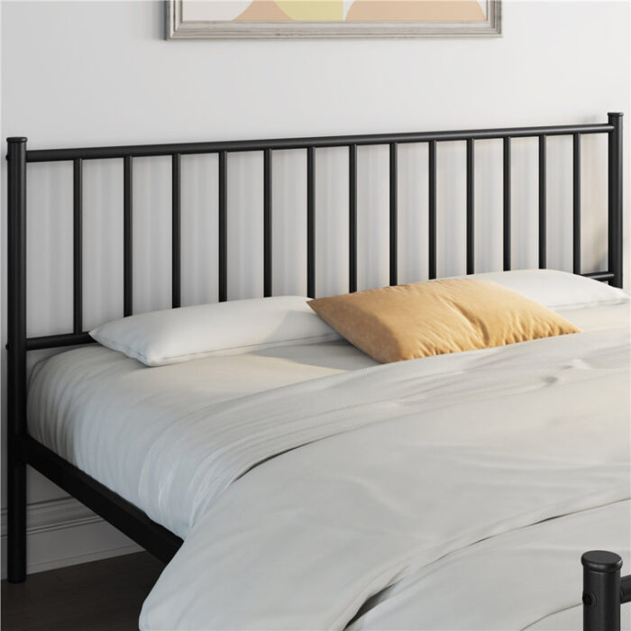 Birmati Minimalist Bed Frame with Headboard and Footboard - Chic Decora