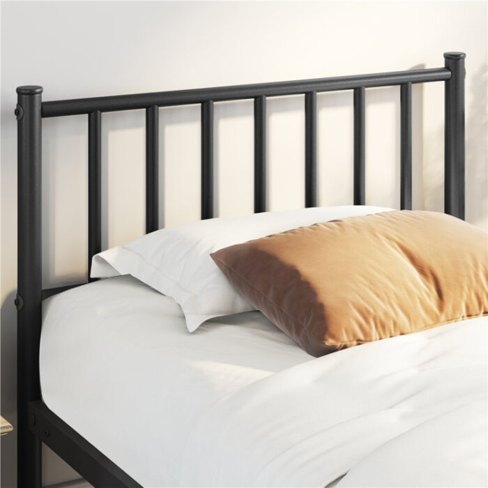 Birmati Minimalist Bed Frame with Headboard and Footboard - Chic Decora