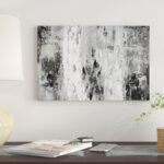 Black And White Abstract IV by PI Studio – Wrapped Canvas Print - Chic Decora