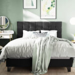 Blakely Upholstered Standard Bed - Chic Decora