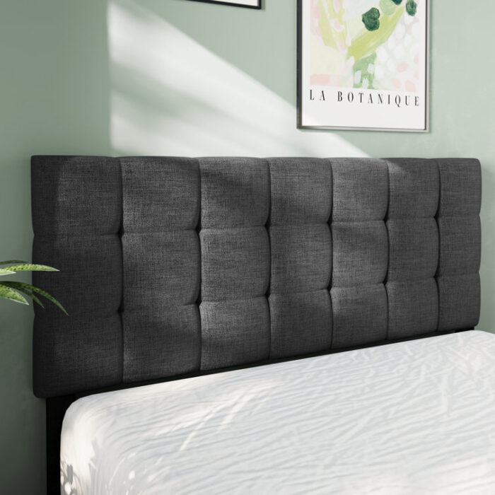 Blakely Upholstered Standard Bed - Chic Decora