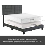 Blakely Upholstered Standard Bed - Chic Decora