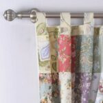 Blooming Prairie Cotton Semi Sheer Curtain Pair (Set of 2) - Chic Decora