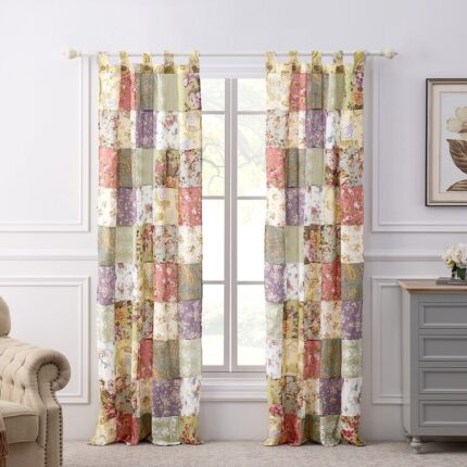 Wetherell Polyester Semi Sheer Curtain Pair (Set of 2) - Chic Decora