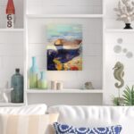 Blueglow Print on Canvas - Chic Decora