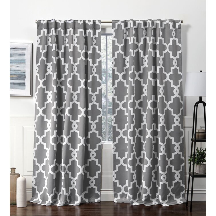 Hollinger Polyester Blackout Curtain Pair (Set of 2) - Chic Decora