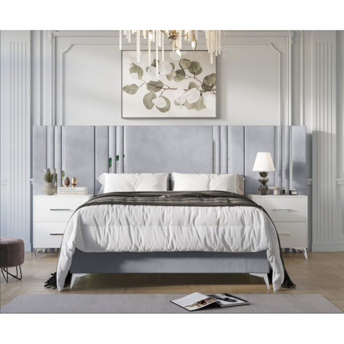 Blus Upholstered Bed - Chic Decora