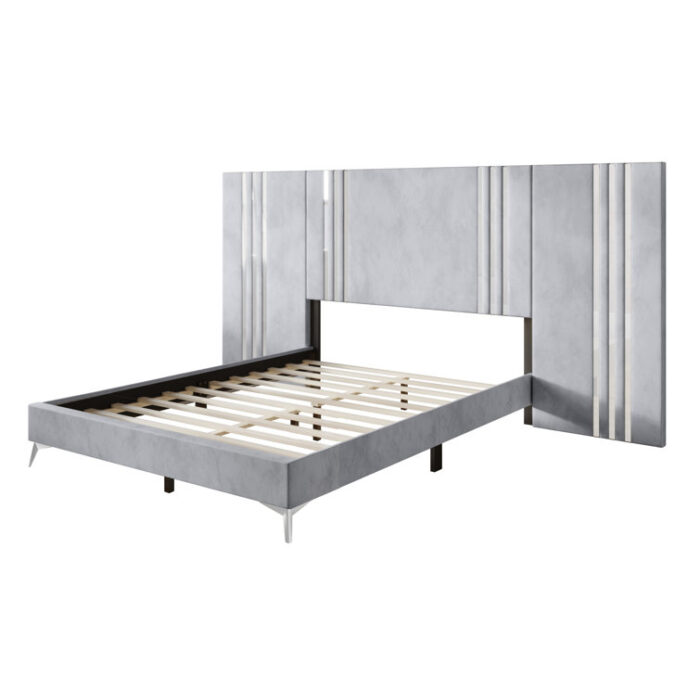 Blus Upholstered Bed - Chic Decora