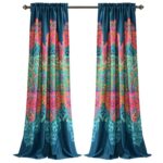 Boho Chic Polyester Room Darkening Curtain Pair (Set of 2) - Chic Decora